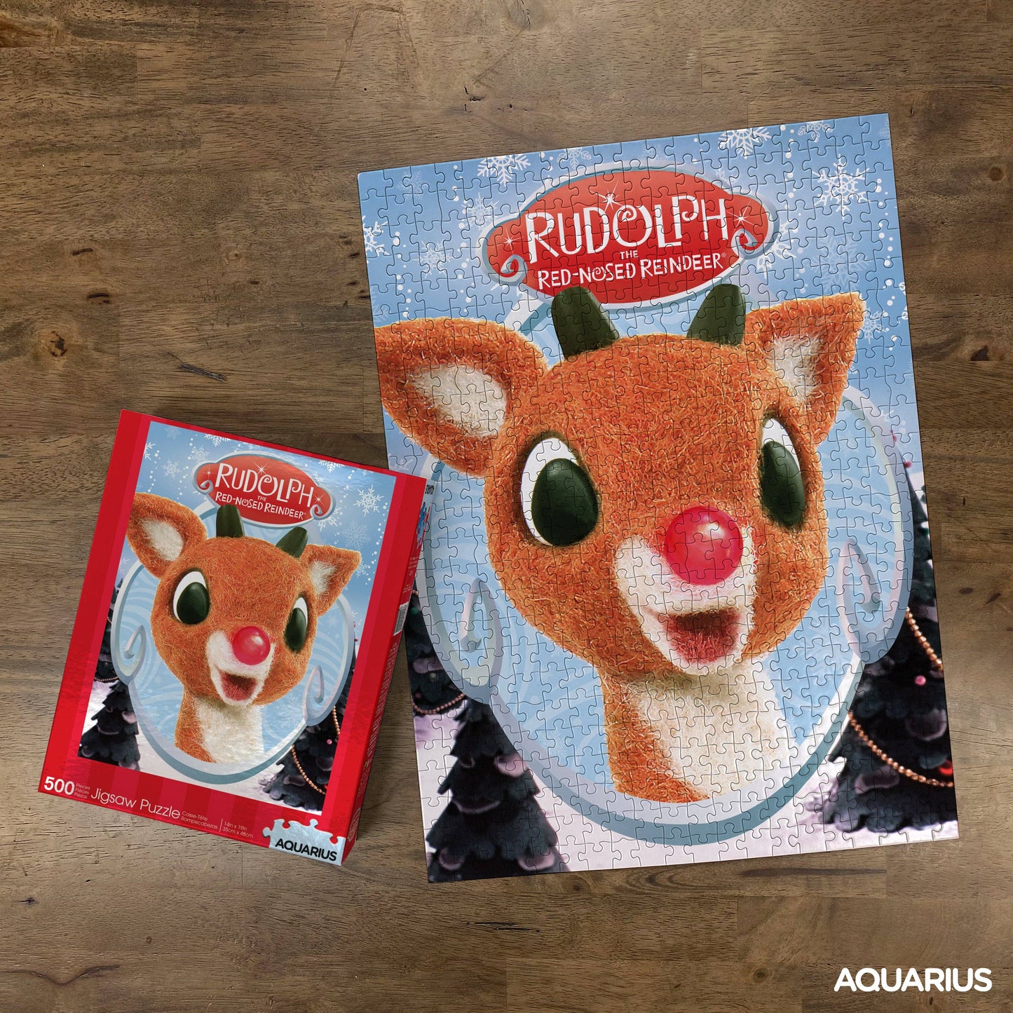 Rudolph Collage 500 Piece Jigsaw Puzzle