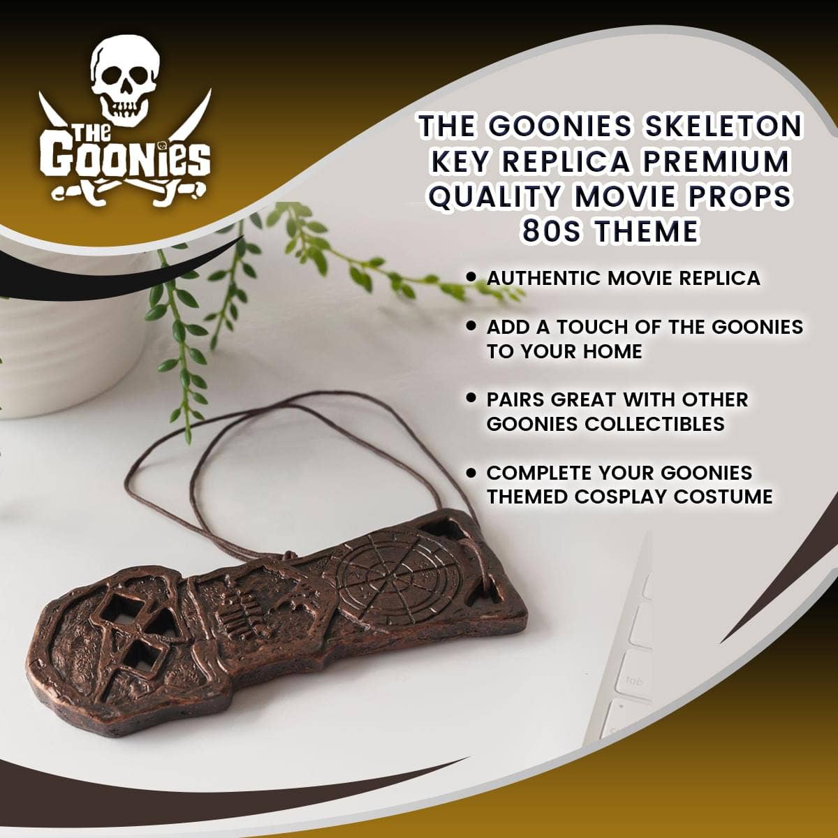 Goonies One Eye Willy Cooperbones 6" Key Replica - Hidden Gems Novelty