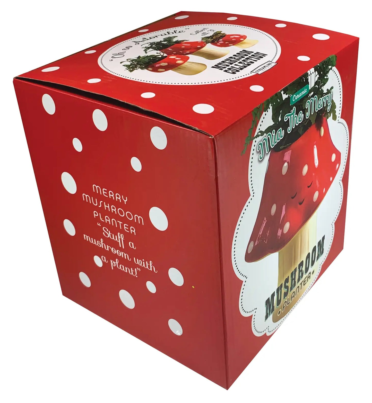 Kawaii Mushroom Planter - Tall