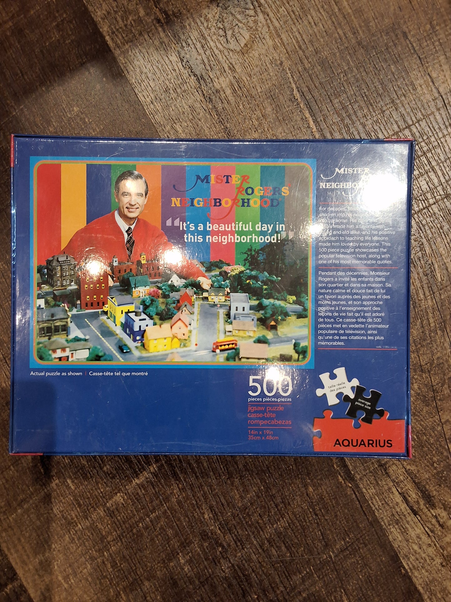 Mister Rogers Neighborhood 500-Pieces Jigsaw Puzzle Aquarius NEW Sealed