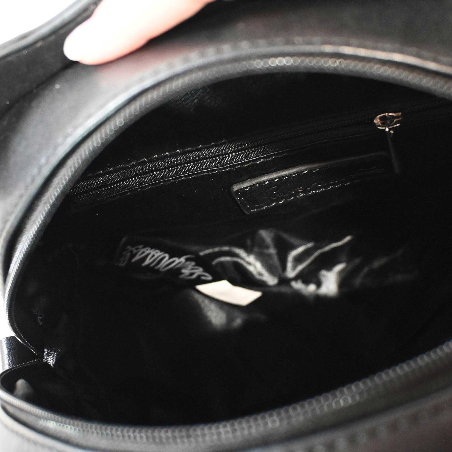SOURPUSS SCAREDY CAT PURSE BLACK/PINK: Default