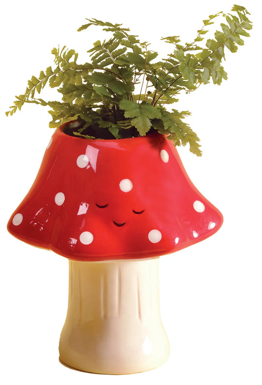 Kawaii Mushroom Planter - Tall