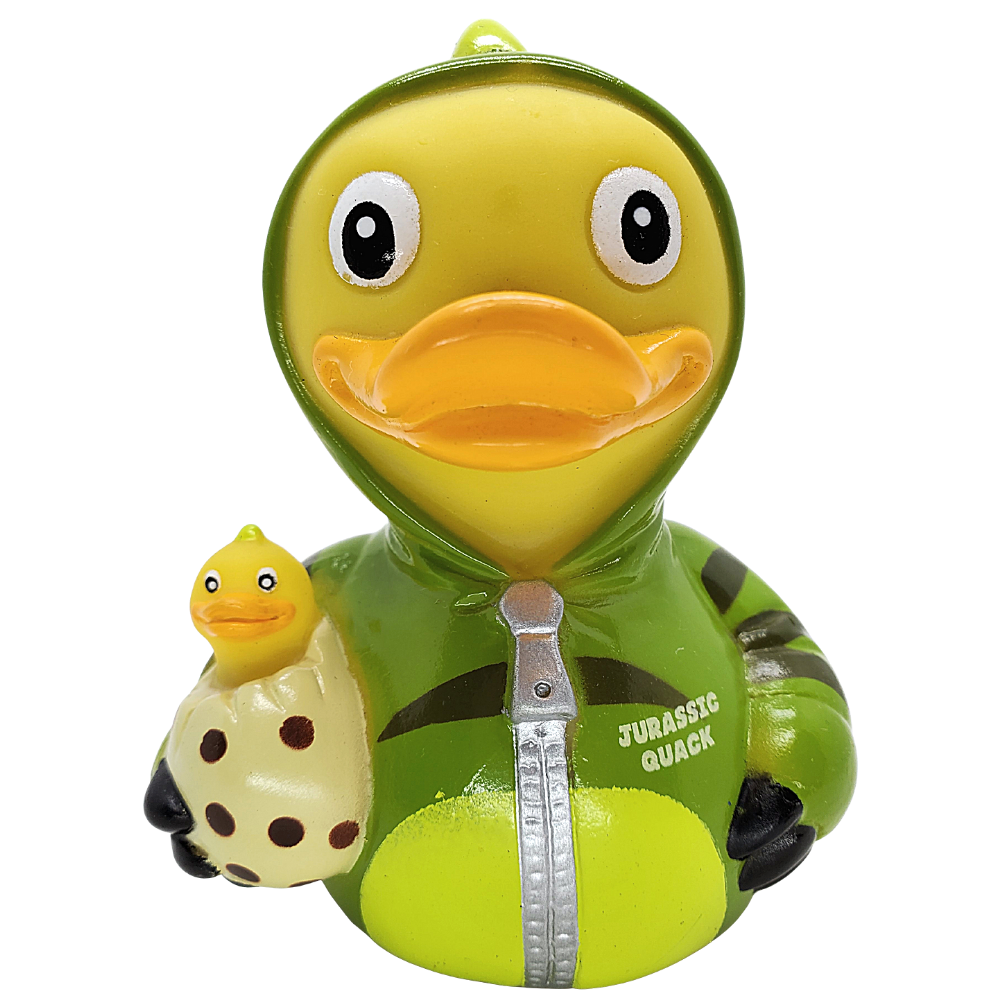 Jurassic Quack Jurassic Park Parody Rubber Duck