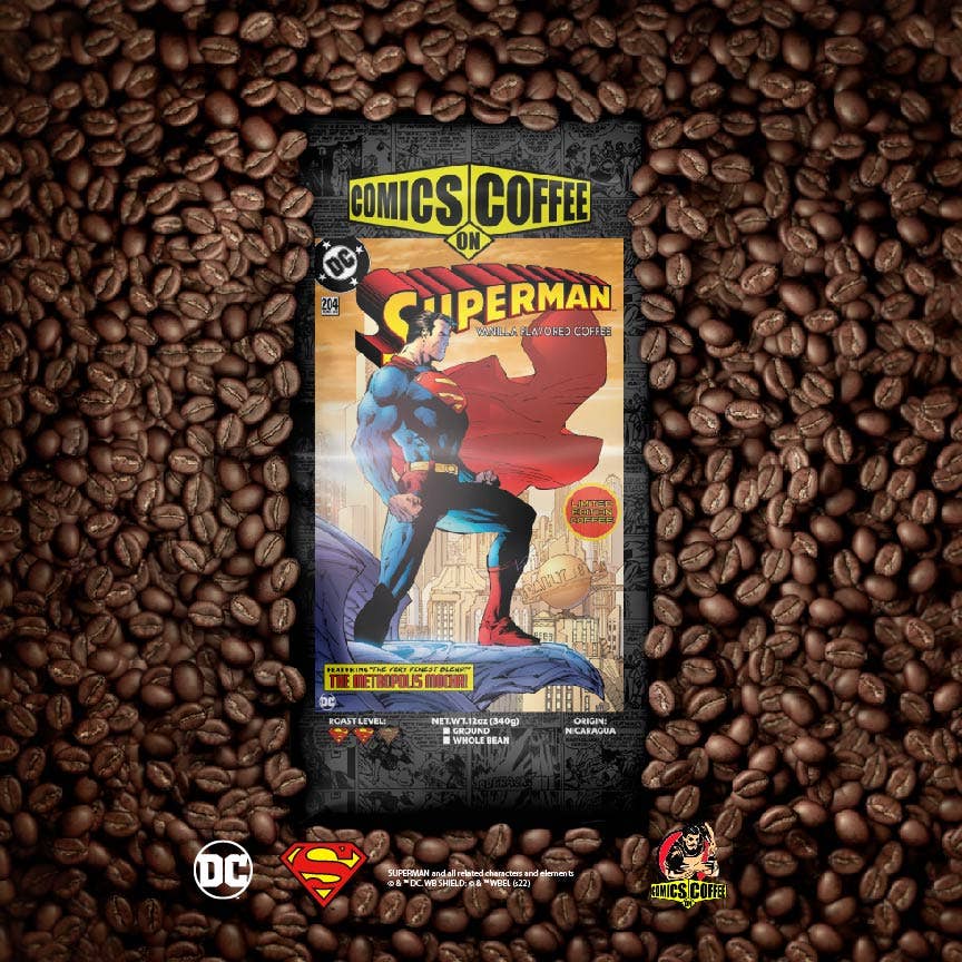 Superman: Metropolis Mocha/Vanilla 12oz Coffee