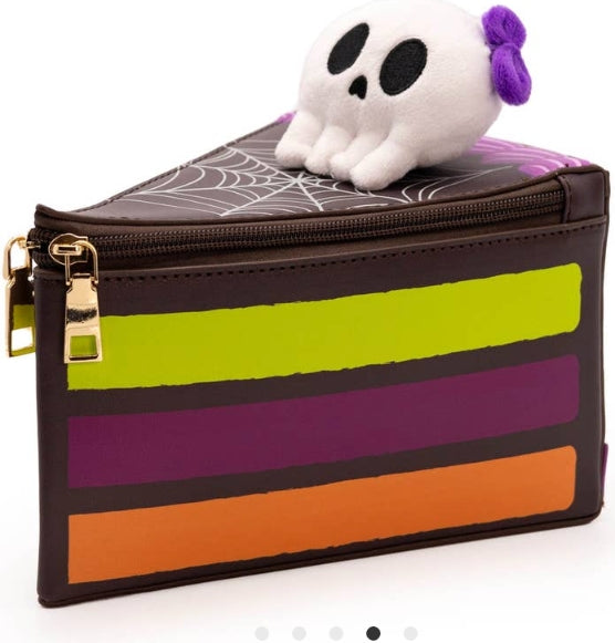 Piece of Cake Slice Handbag - Sweet Skull