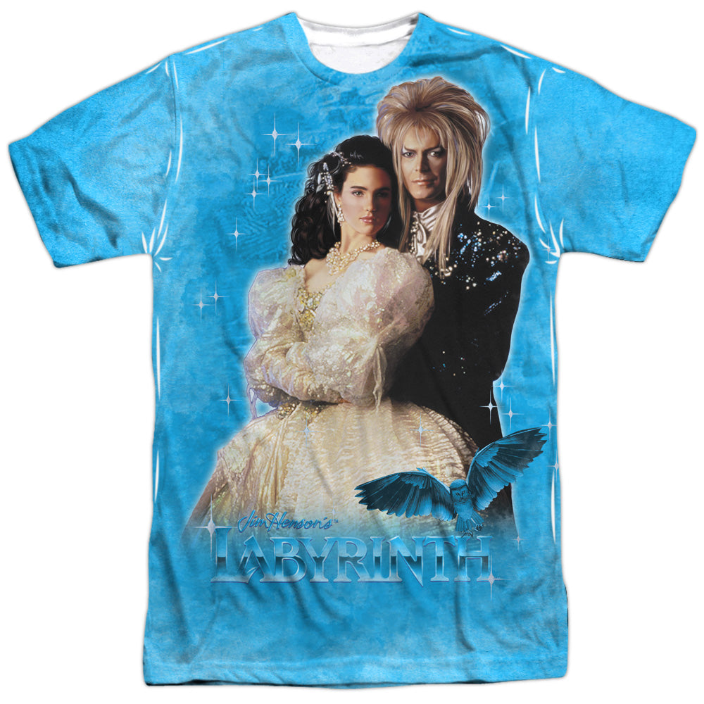 Labyrinth A Dream Regular Fit Blue Short Sleeve Shirt