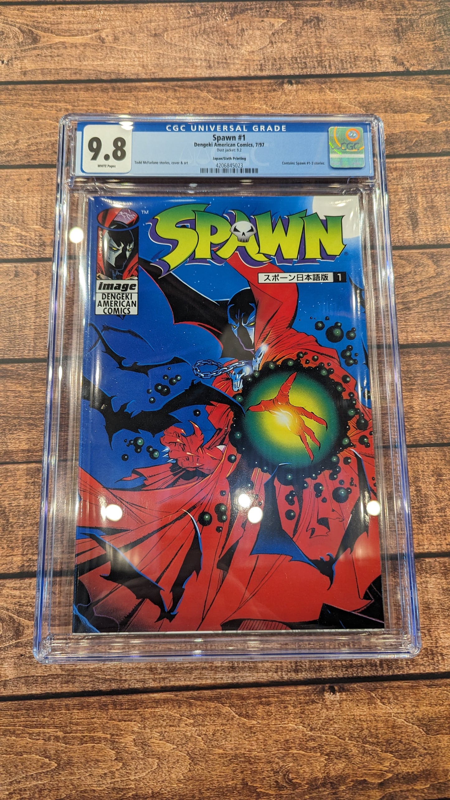 Spawn #1 Dengeko American Comics 7/97 Graded 9.8
