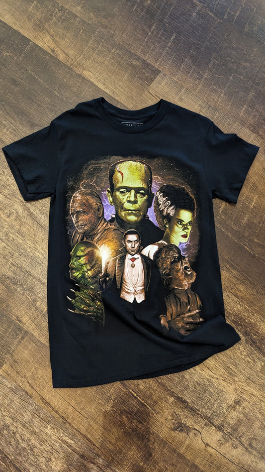 Universal Monsters Montage Black Shirt