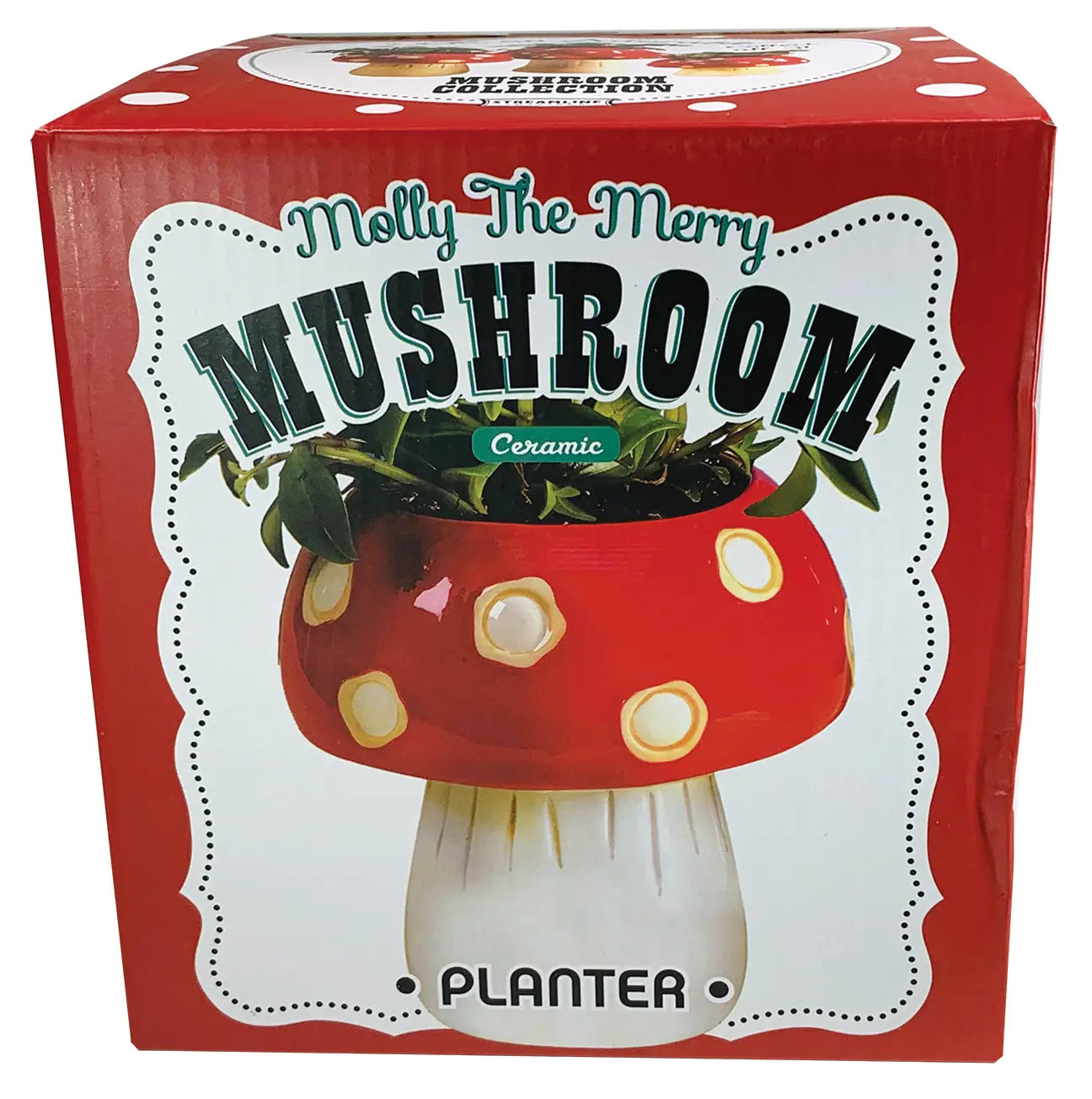 Kawaii Mushroom Planter - Medium