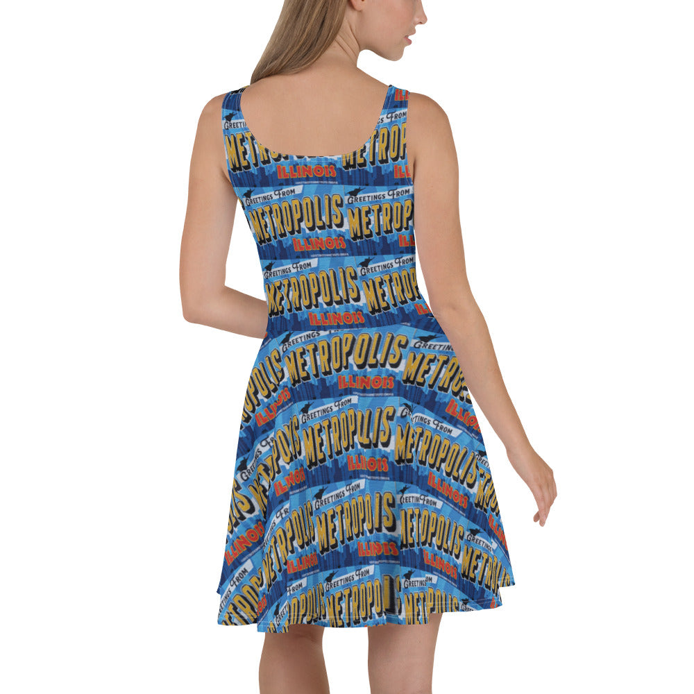 Greetings from Metropolis Skater Dress