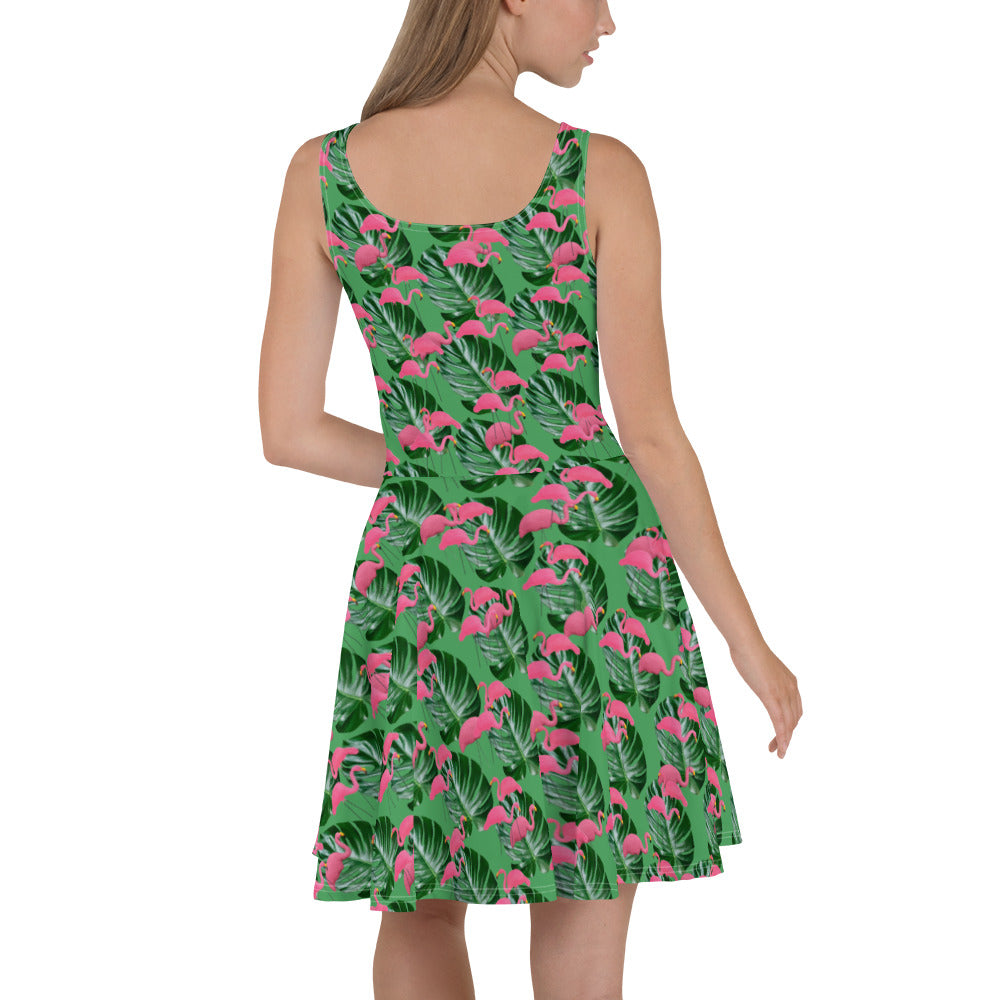 Pink Flamingo 🦩 Skater Dress 👗