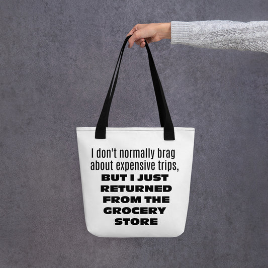 Grocery Store Brag Large Tote Bag