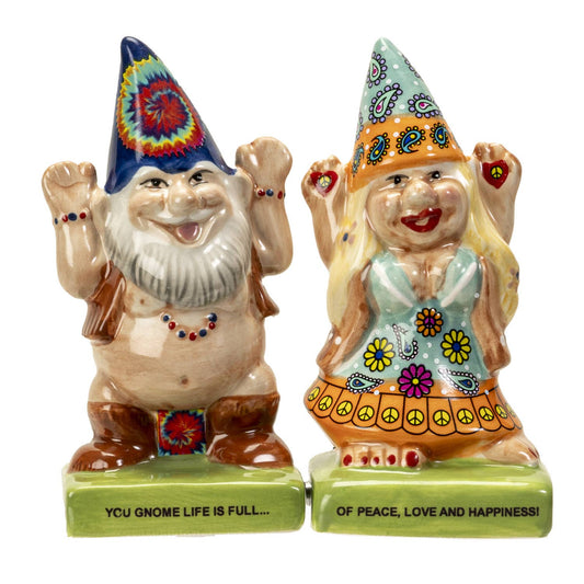 Hippie Gnomes Salt and Pepper Shaker Set