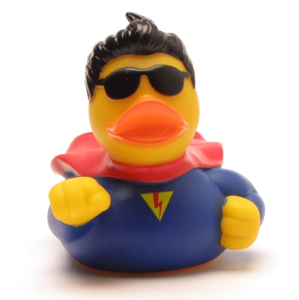 Rubber Duck Superhero - Superman Parody Rubber Duck