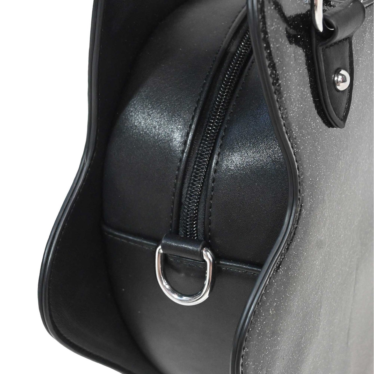 SOURPUSS SCAREDY CAT PURSE BLACK/PINK: Default