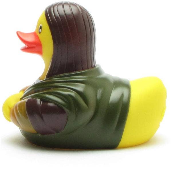 Mona Lisa rubber duck - rubber duck