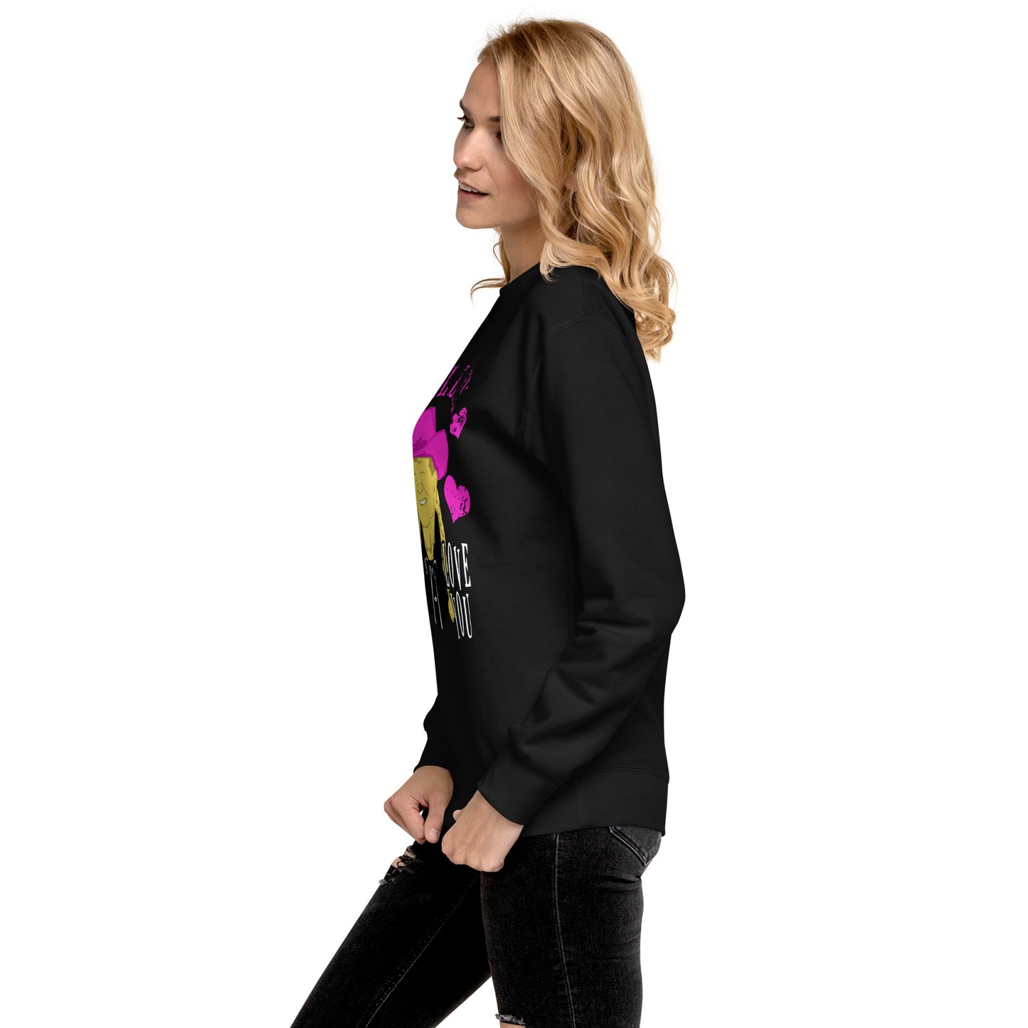 Willie Nelson Willie Love You Premium Sweatshirt