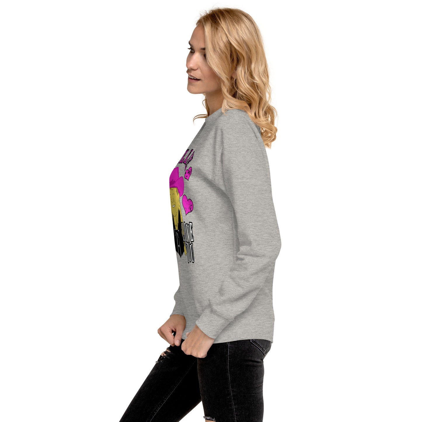 Willie Nelson Willie Love You Premium Sweatshirt