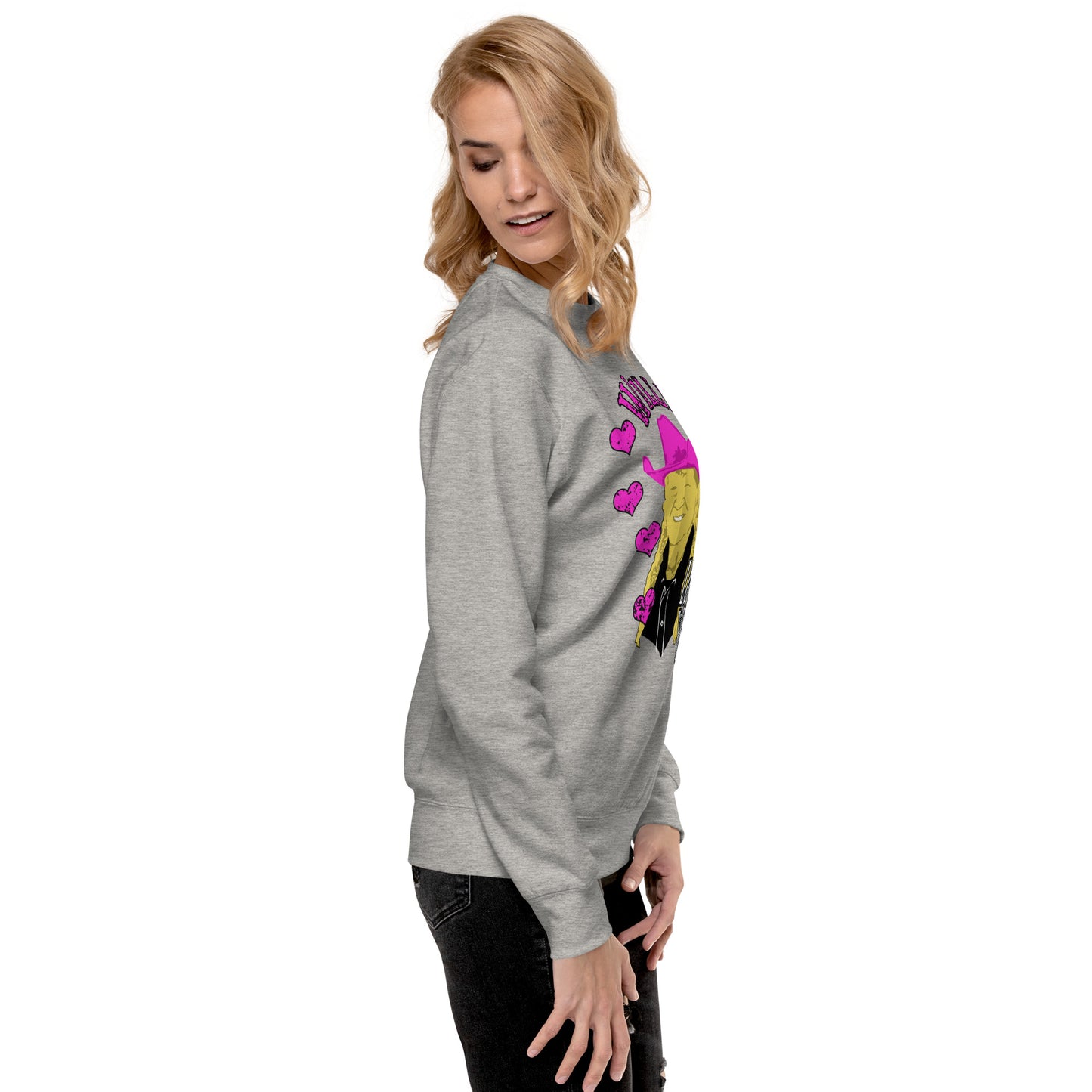 Willie Nelson Willie Love You Premium Sweatshirt