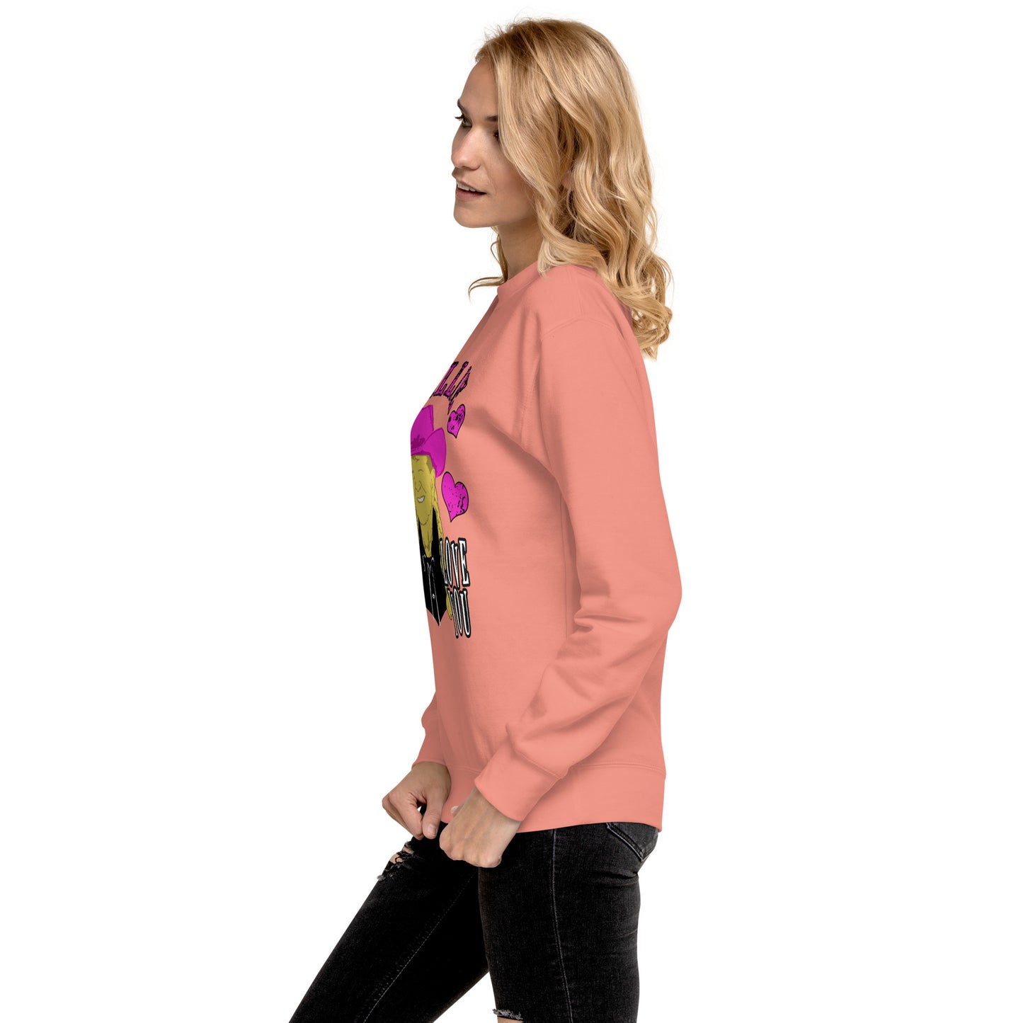 Willie Nelson Willie Love You Premium Sweatshirt