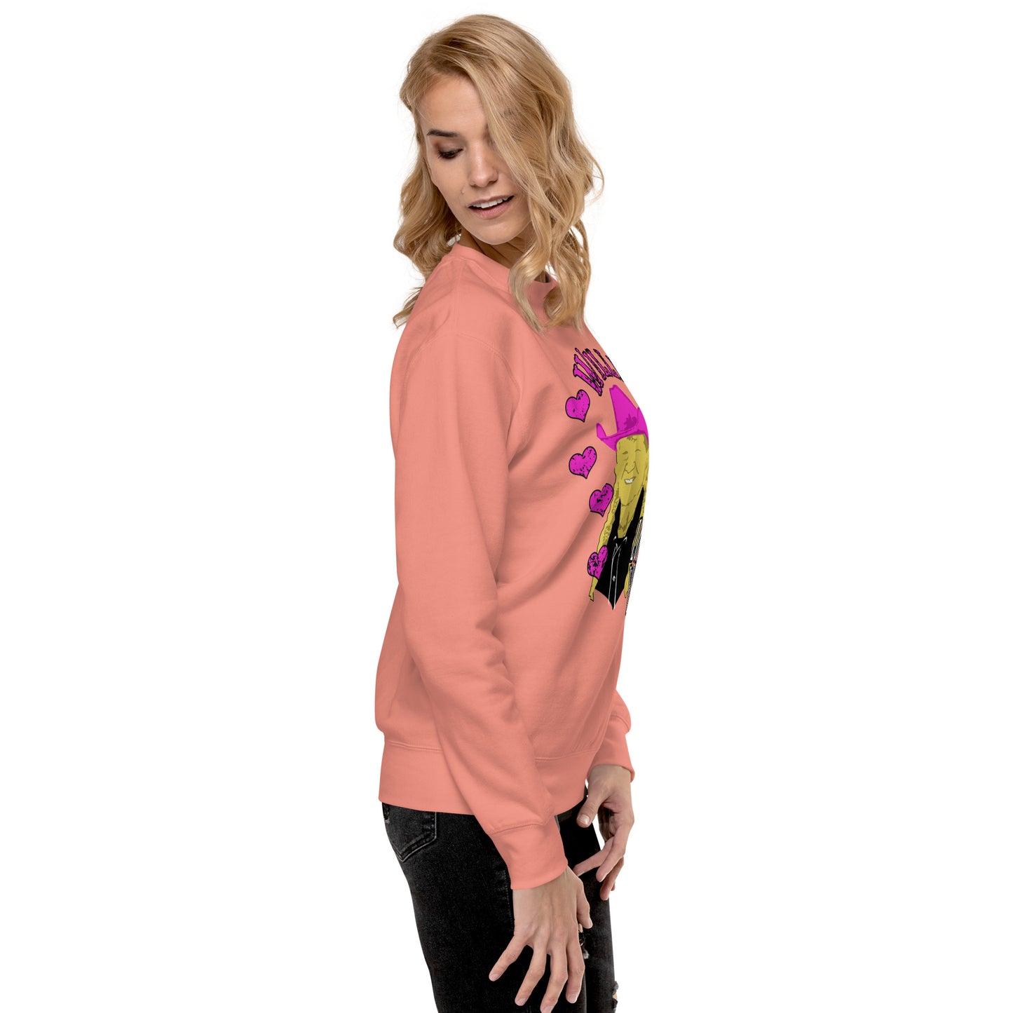 Willie Nelson Willie Love You Premium Sweatshirt
