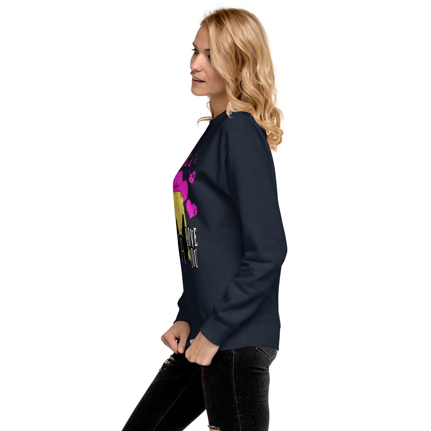Willie Nelson Willie Love You Premium Sweatshirt