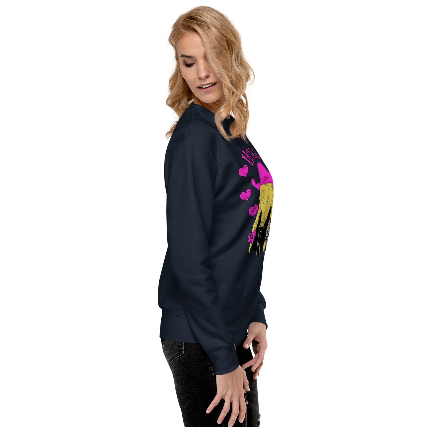 Willie Nelson Willie Love You Premium Sweatshirt