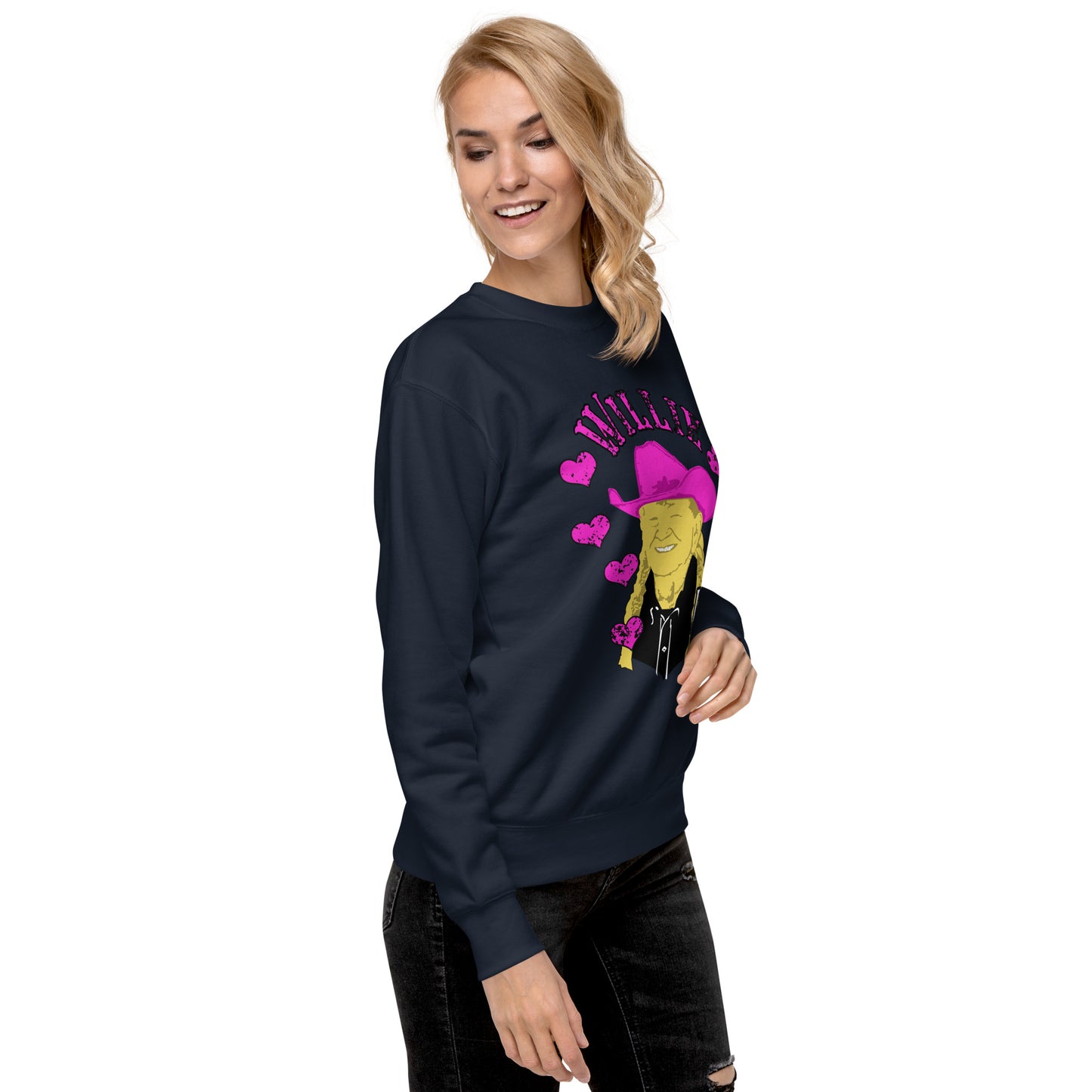 Willie Nelson Willie Love You Premium Sweatshirt