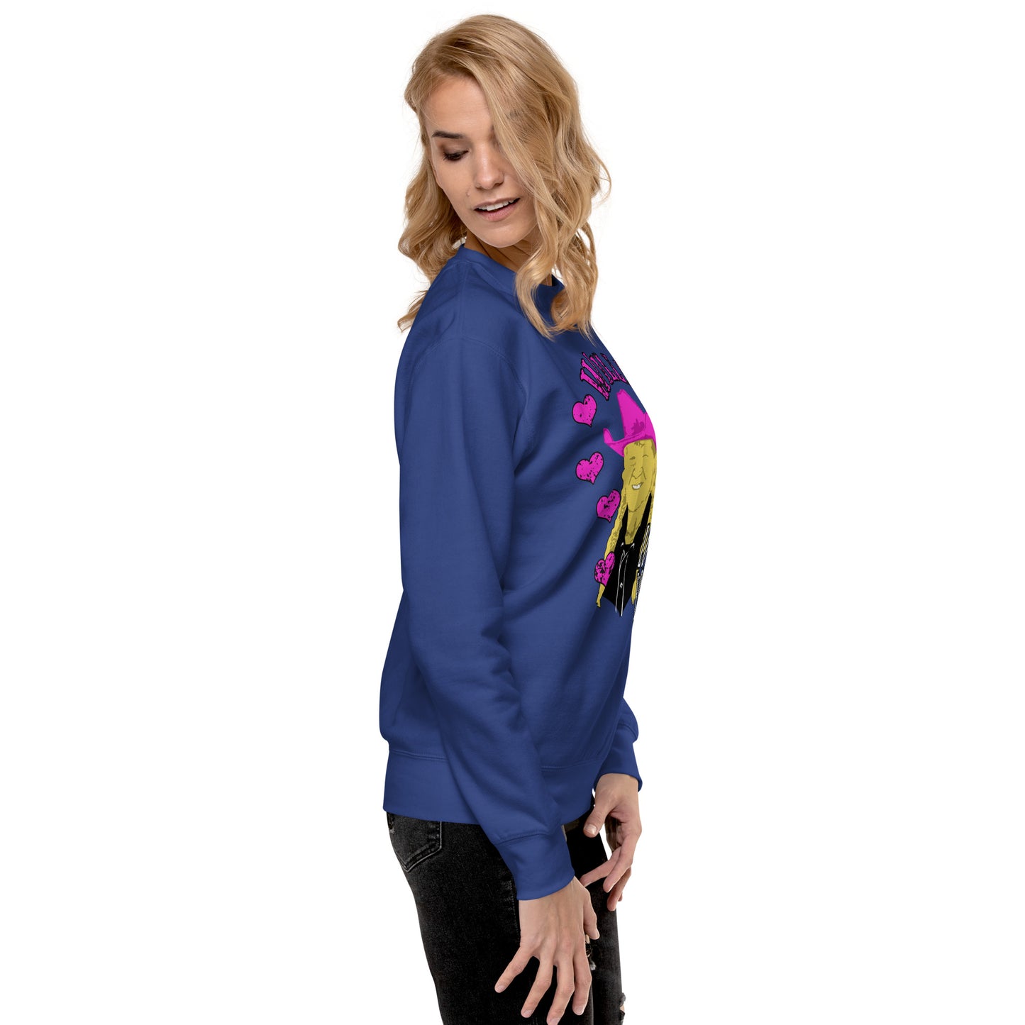 Willie Nelson Willie Love You Premium Sweatshirt