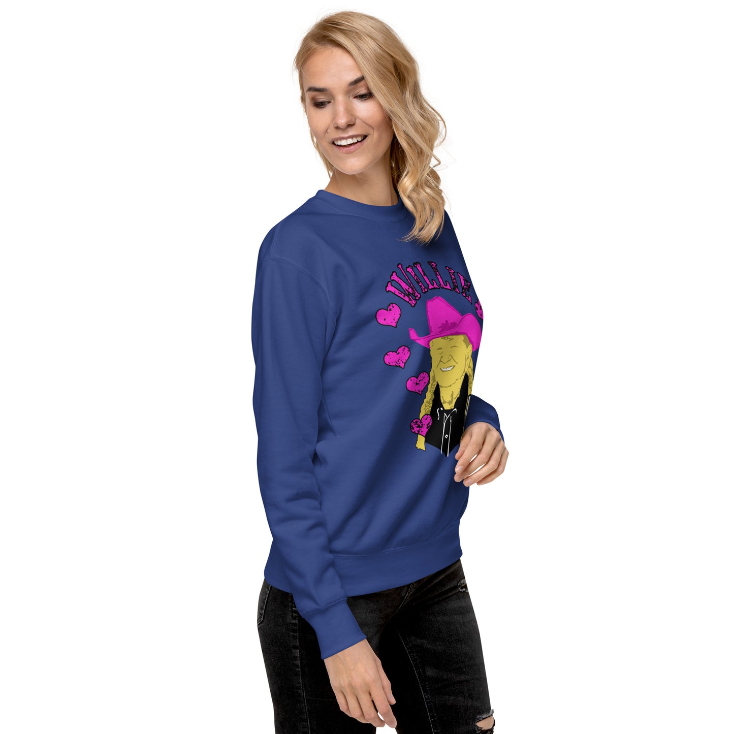 Willie Nelson Willie Love You Premium Sweatshirt