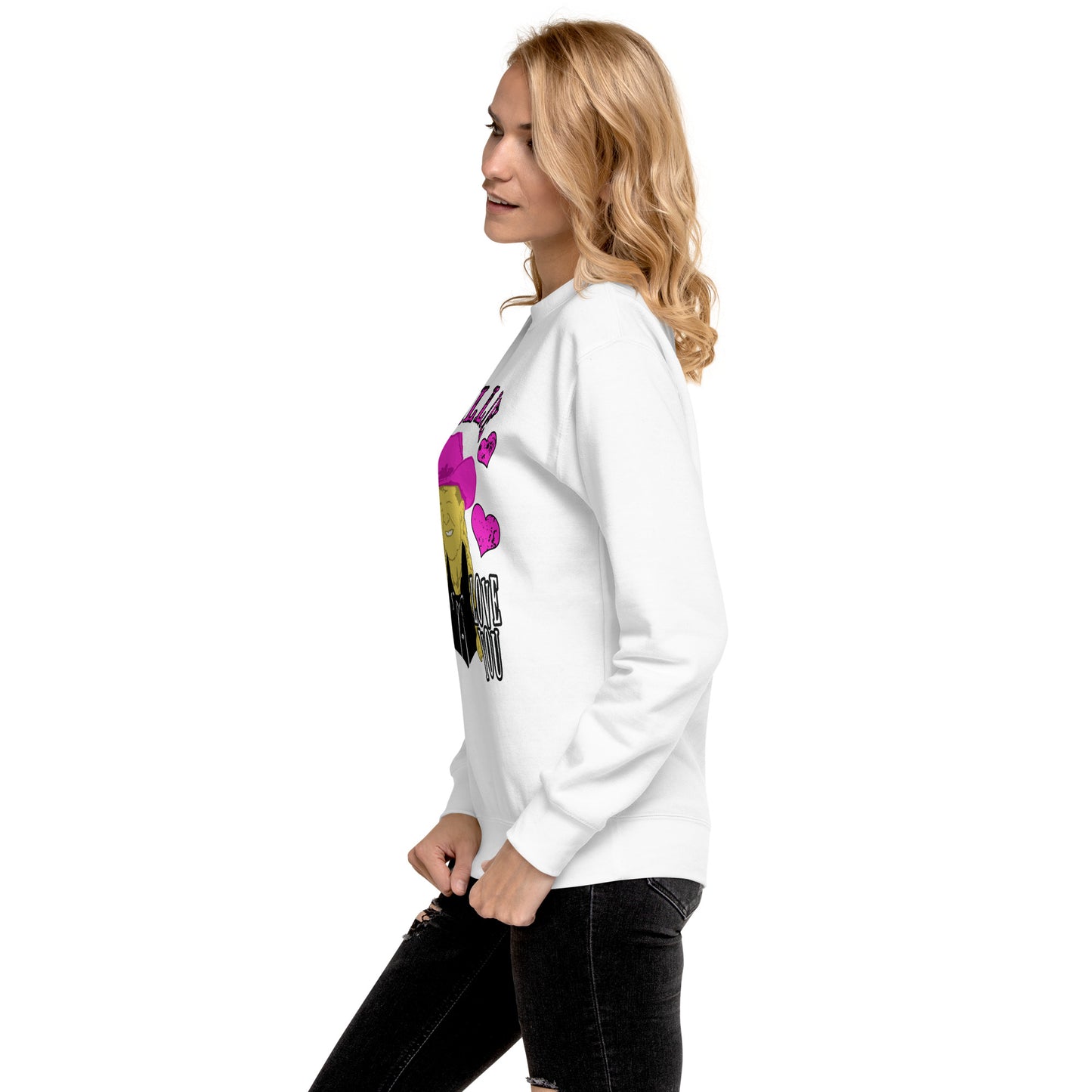 Willie Nelson Willie Love You Premium Sweatshirt