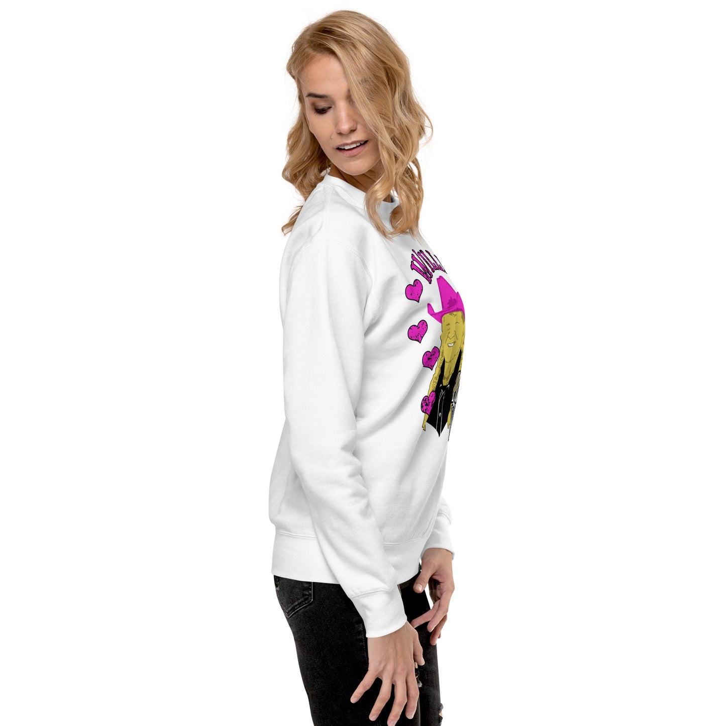 Willie Nelson Willie Love You Premium Sweatshirt