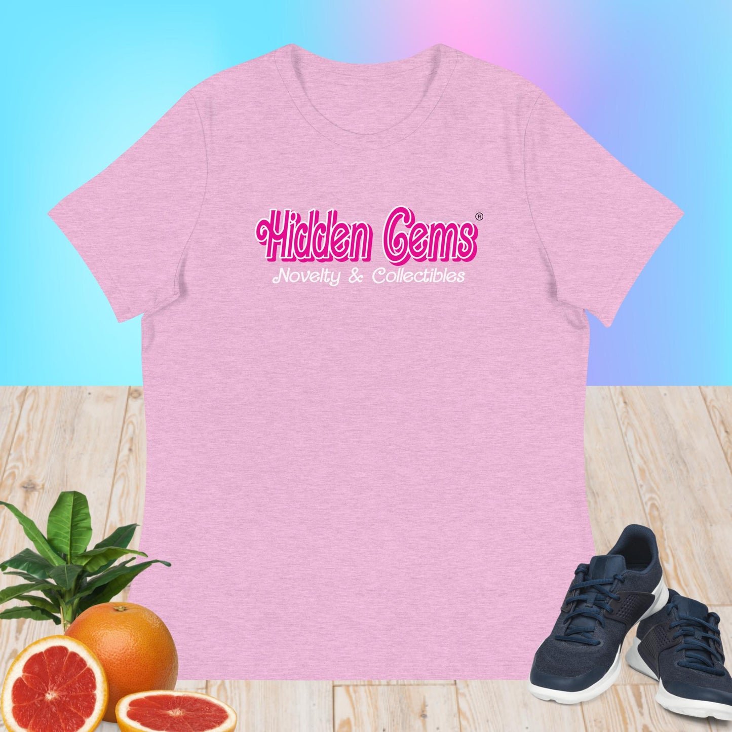 Hidden Gems Doll Style Logo Women's Relaxed Shirt