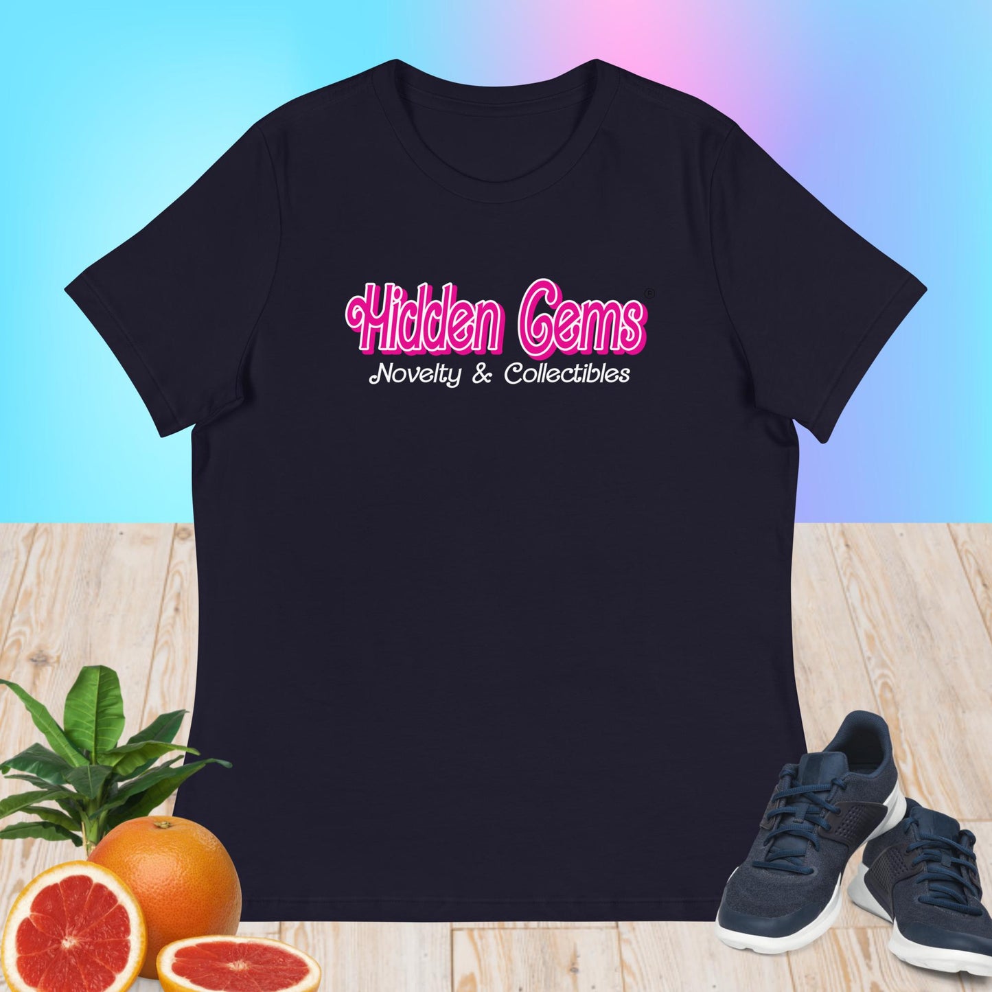 Hidden Gems Doll Style Logo Women's Relaxed Shirt
