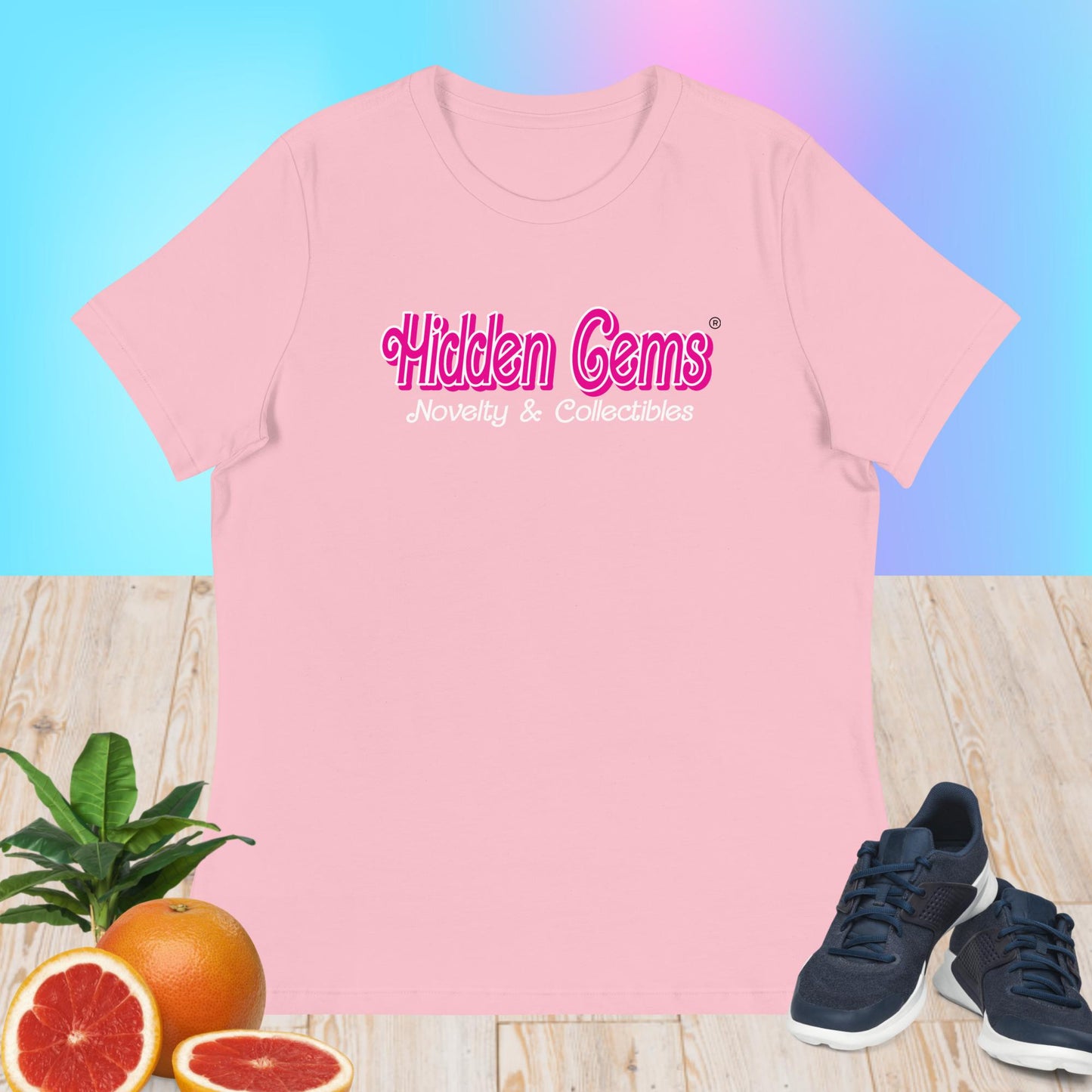 Hidden Gems Doll Style Logo Women's Relaxed Shirt
