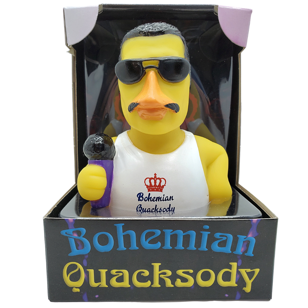 Freddy Mercury Queen Parody Bohemian Quacksody Rubber Duck