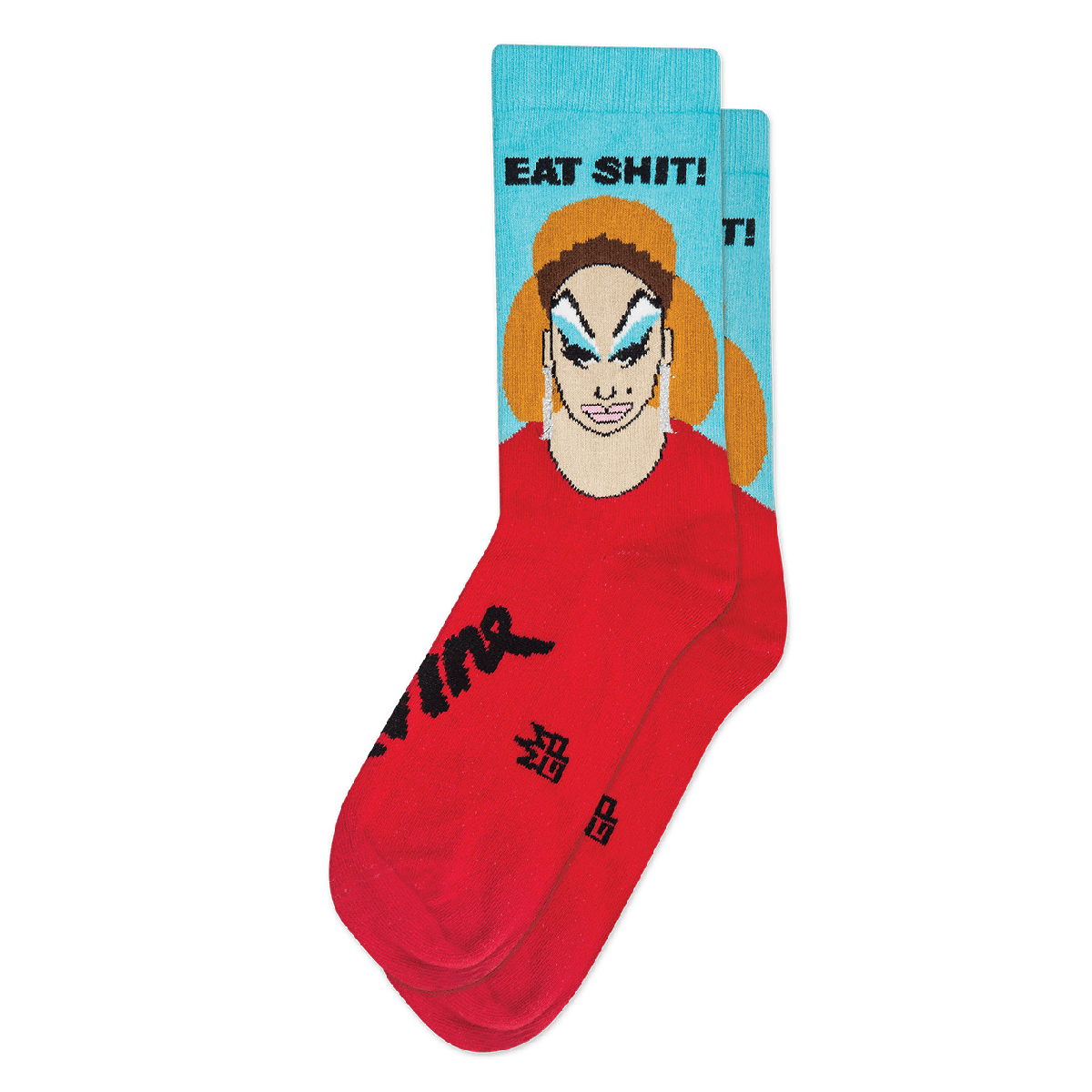 Divine Eat Sh*t Crew Socks - Hidden Gems Novelty