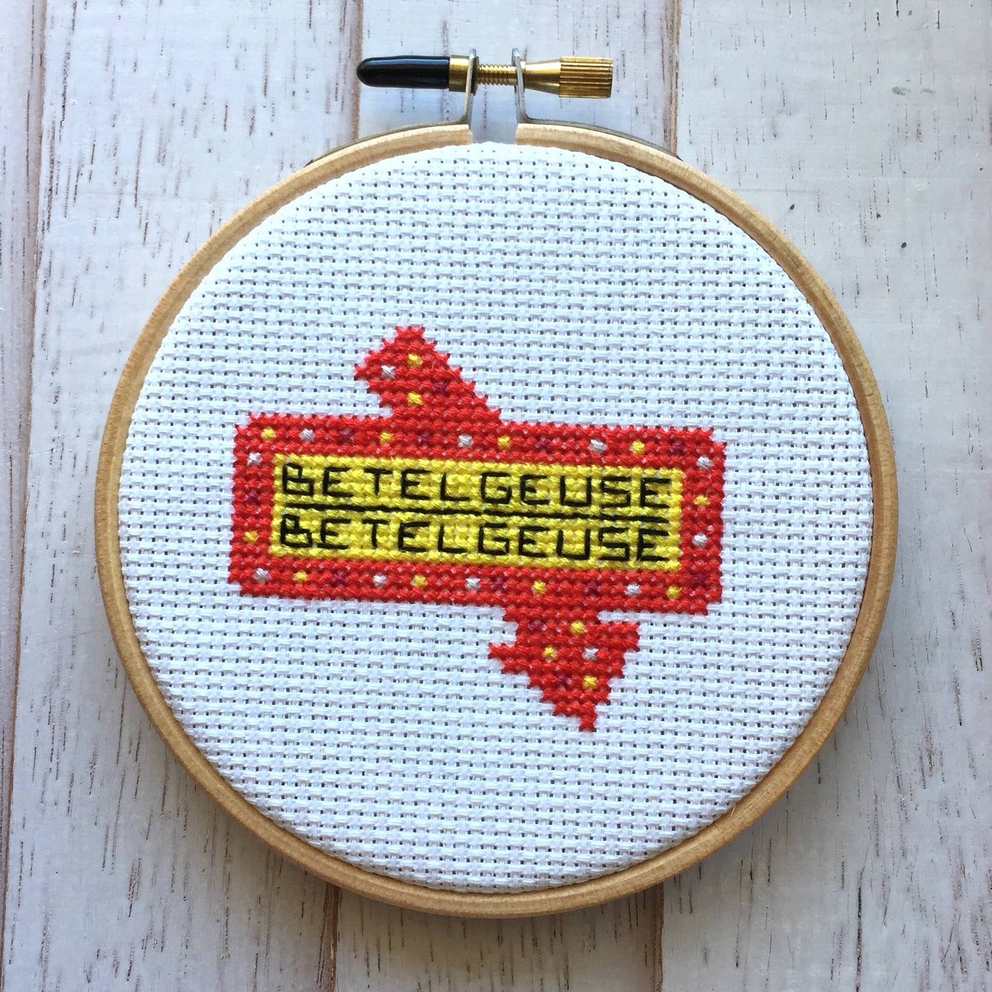 Beetlejuice Counted Cross Stitch DIY Kit