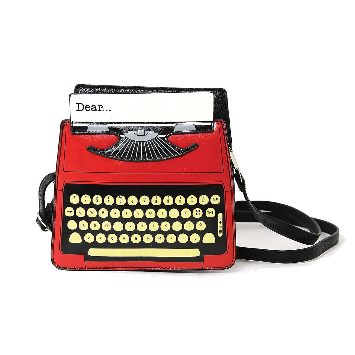 Vintage Red Type Writer Novelty Purse
