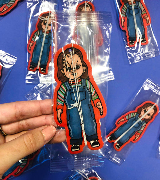 Wanna Play? Chucky Halloween Air Freshener