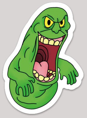 Ghostbusters Slimer Fanart Sticker - Hidden Gems Novelty
