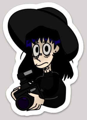 Beetlejuice Lydia Sticker - Hidden Gems Novelty