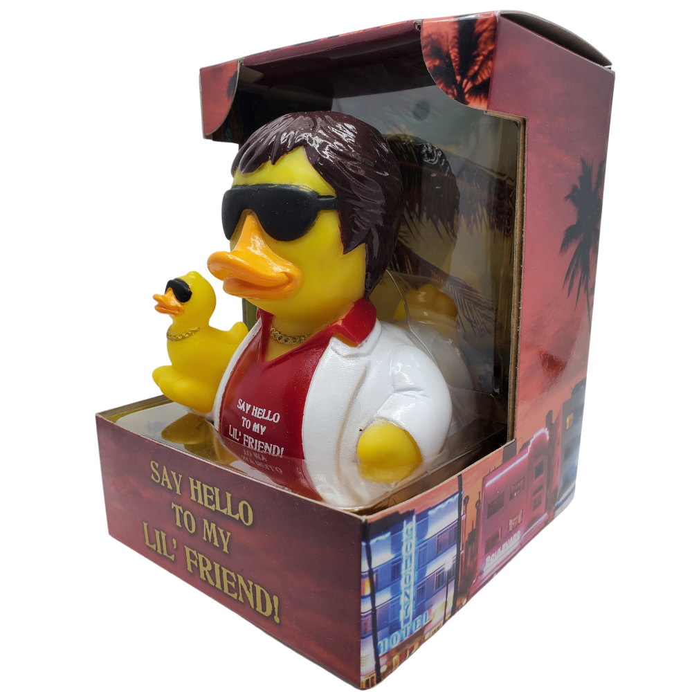 Say Hello To My Lil’ Friend scarface Parody Rubber Duck