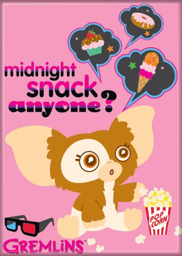 Gremlins Gizmo Snack Magnet 2.5" x 3.5"