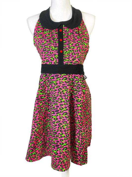 SOURPUSS PINK LEOPARD APRON
