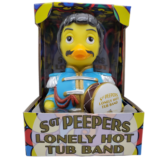 Sargent Peepers Lonely Hot Tub Band Beetles Rubber Duck - Hidden Gems Novelty
