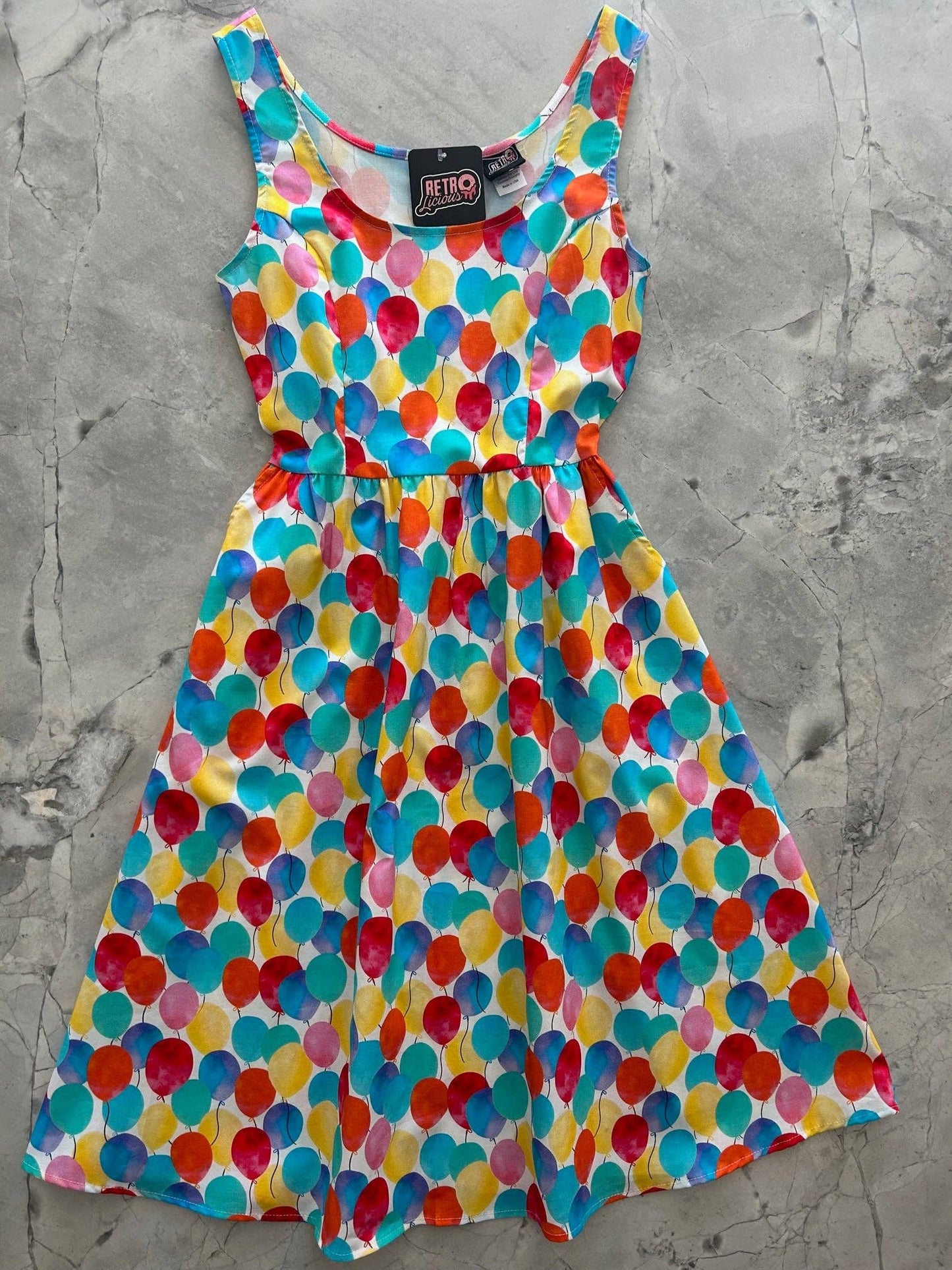 Balloons Fit & Flare Dress