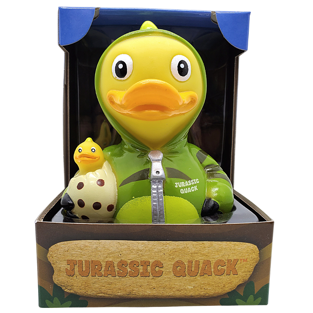 Jurassic Quack Jurassic Park Parody Rubber Duck