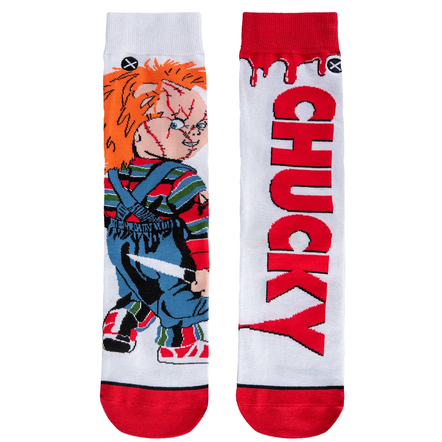 Chucky's Revenge Mix Match Knit Crew Socks