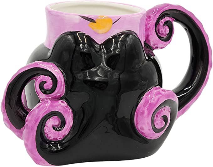 Disney Villains Ursula Tentacles 3D Sculpted Ceramic Mug